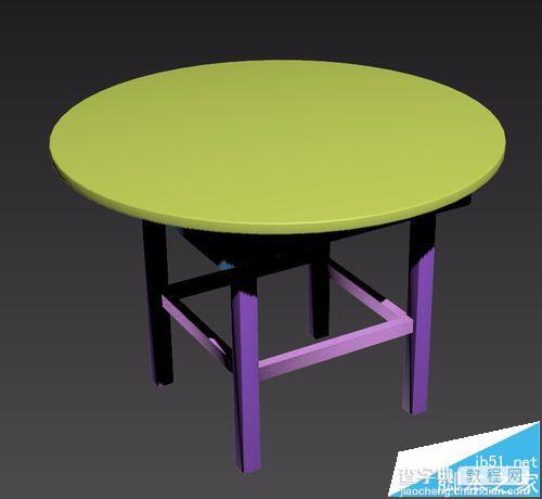 3dsmax怎么制作一个四腿的圆桌?12