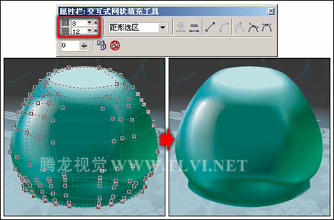 CorelDraw利用交互式工具绘制香水促销海报5