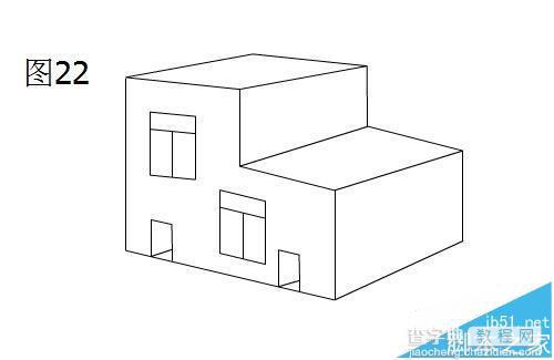 flash8怎么绘制立体的两层小楼房?23