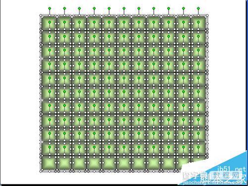 ppt怎么直走由小正方形组成文字的字模?7