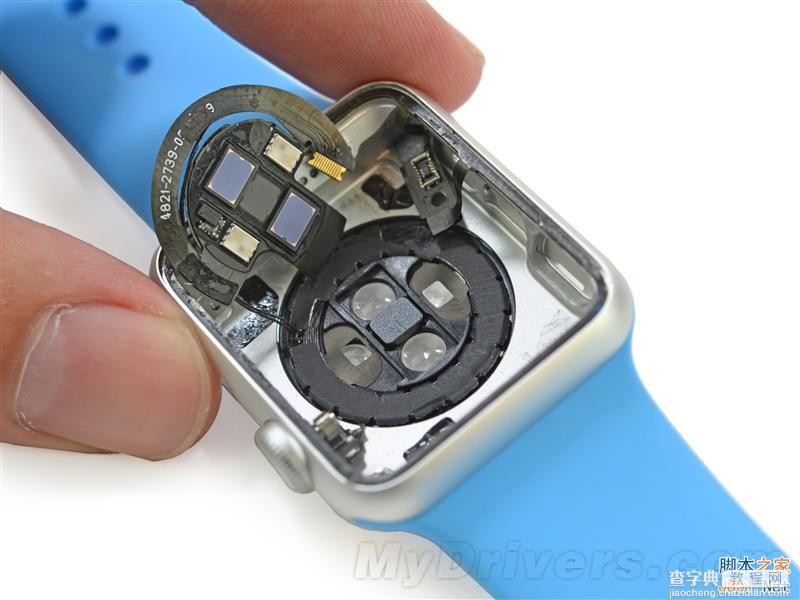 38毫米表盘的运动版apple watch详尽拆解：电池太失望了53
