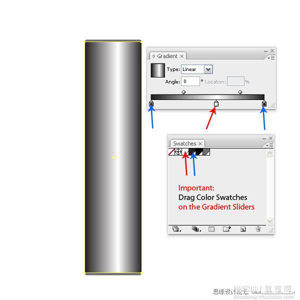 Illustrator(AI)模仿设计出一个逼真的色彩斑澜的U盘实例教程7