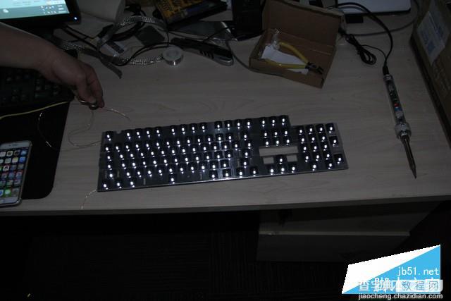 机械键盘怎么加灯 机械键盘改装加灯终极教程44