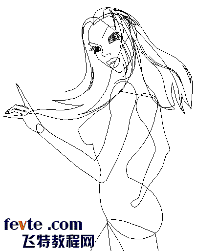 AI绘制漂亮的性感美女3