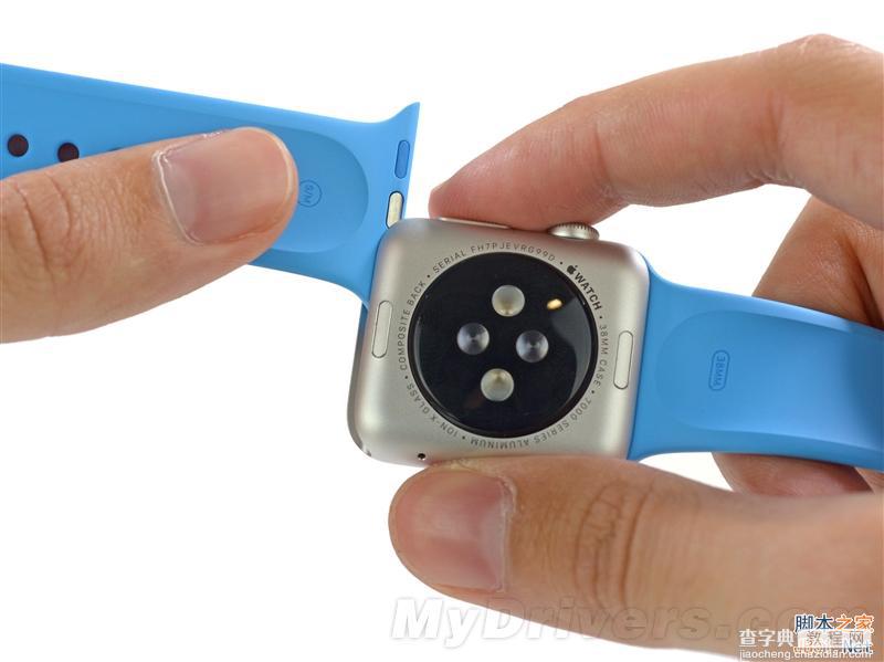 38毫米表盘的运动版apple watch详尽拆解：电池太失望了10