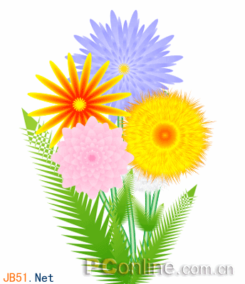 CorelDRAW(CDR)利用交互式变形工具应用设计绘制漂亮花朵实例教程20