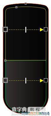 CorelDRAW(CDR)模仿制作诺基亚8800特别版手机实例教程4