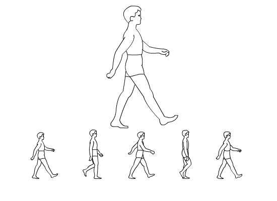 Flash人物走动动画的制作技巧分析2