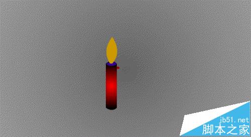 FLASH怎么制作红烛燃烧的动画?1