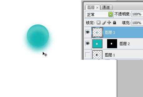 Photoshop绘制可爱的彩色透明水泡教程6