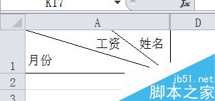 在Excel表格中如何制作双重的斜线表头?13