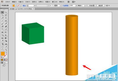ai怎么制作简单的3D立体图形?8