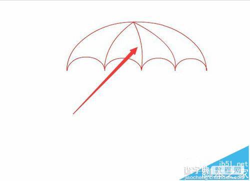 flash怎么绘制一把彩色的雨伞?9