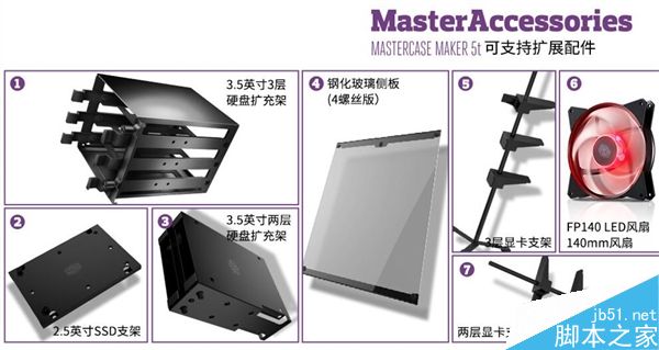 酷冷至尊MasterCase Maker 5t模组机箱首发:灯光骚气/1699元7