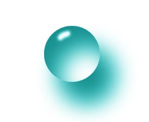 Photoshop绘制晶莹透明水晶球制作教程1