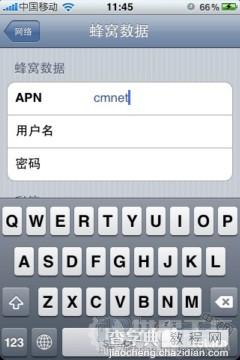iphone4蜂窝数据设置  iphone4上网设置方法2