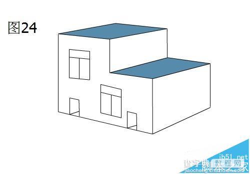 flash8怎么绘制立体的两层小楼房?25