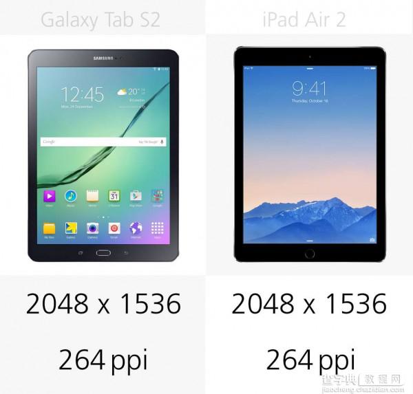三星Galaxy Tab S2和iPad Air 2详细参数对比7