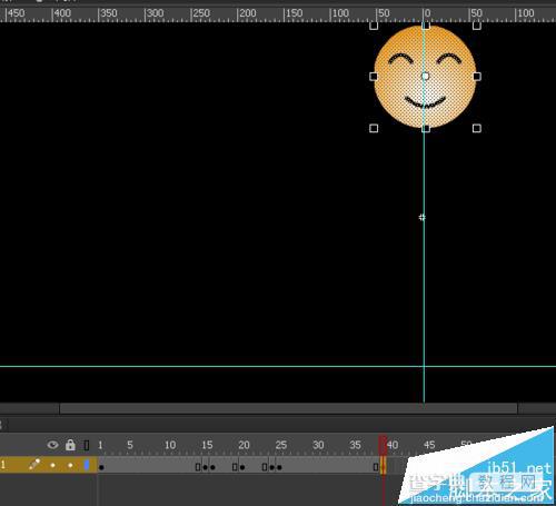 flash怎么制作一个qq表情笑脸哭脸的动画?30