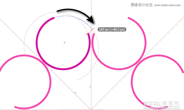 AI结合MirrorMe插件绘制典雅时尚的欧式复古立体花纹对称图案16