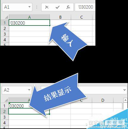 Excel输入0字头号码的三种方法3