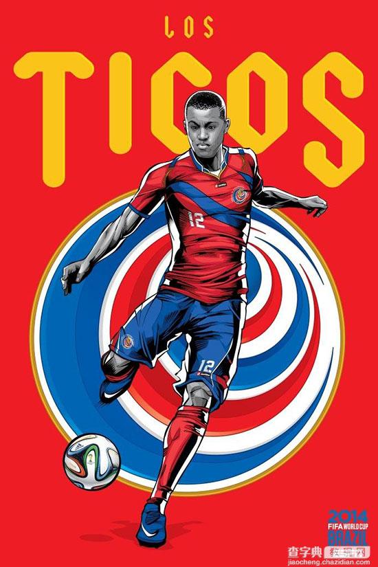 2014年巴西世界杯32强宣传海报设计11