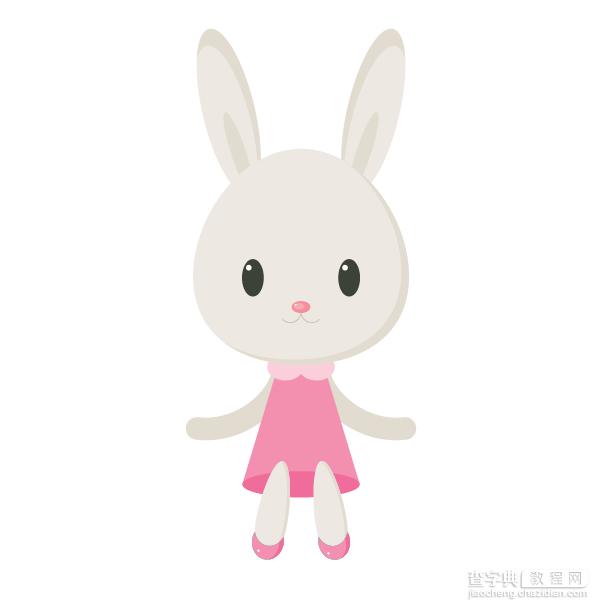 Illustrator(AI)设计打造出一只可爱的情人节兔子实例教程28