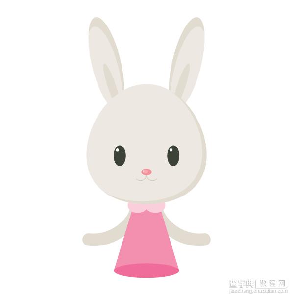 Illustrator(AI)设计打造出一只可爱的情人节兔子实例教程21