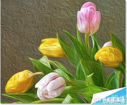 Photoshop CC油画滤镜实例教程讲解41