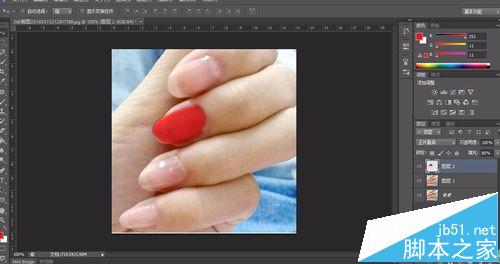 Photoshop怎么给手指做美甲效果? ps美指甲的教程6