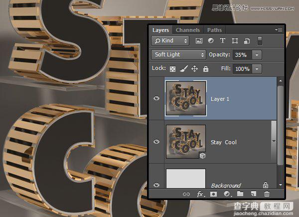 Photoshop设计漂亮创意的3D立体艺术字教程50