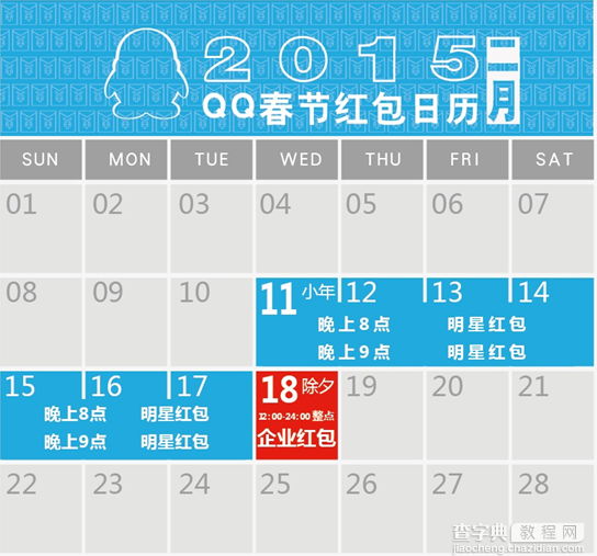 2015春节红包大战即将开启 附支付宝微信QQ抢红包时间表2