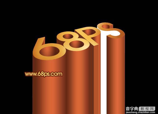 Photoshop 打造超酷的透视立体字20