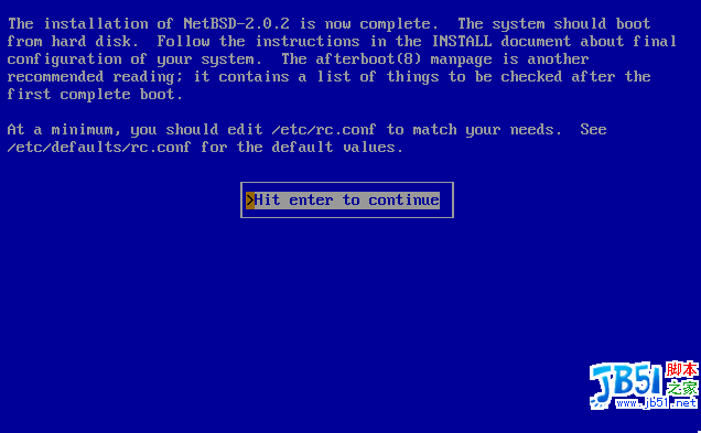 NetBSD 系统安装详细图解40