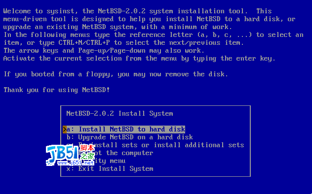 NetBSD 系统安装详细图解3