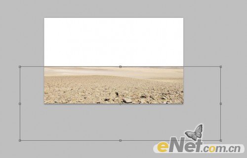Photoshop设计制作出沙丘中的破碎建筑字5