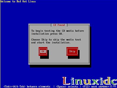 linux安装教程(红帽RedHat Linux 9)光盘启动安装过程图解2