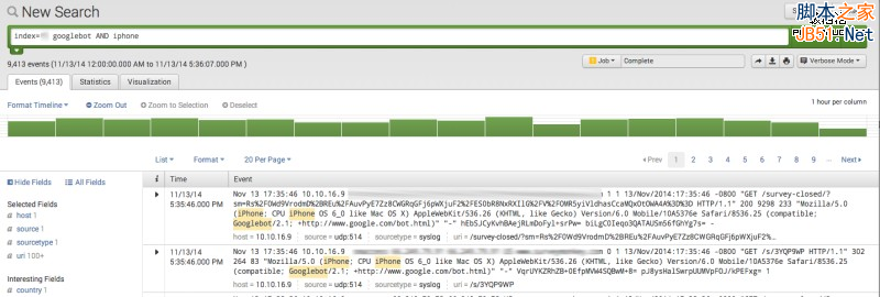 SEO实战：如何使用Splunk工具分析网站？5