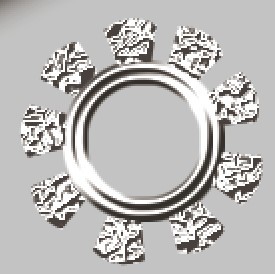 Photoshop设计制作出非常华丽的金边红色玉石字77