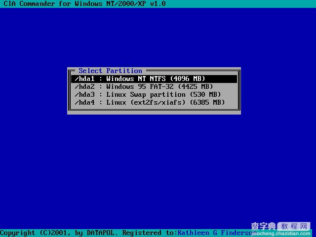 不用软驱和光驱进入纯DOS的方法 vFloppy图解教程11