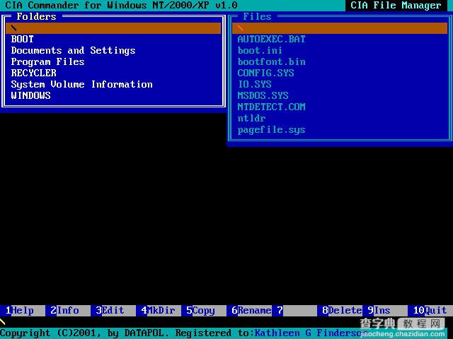 不用软驱和光驱进入纯DOS的方法 vFloppy图解教程13