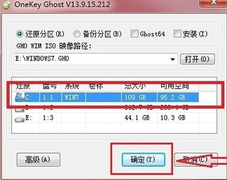 怎么用OneKey Ghost安装系统 onekey ghost安装win7详细图文步骤2
