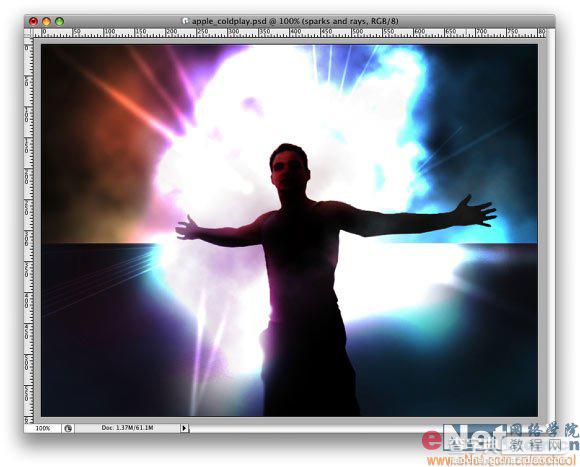 PS制作apple Coldplay style风格海报19