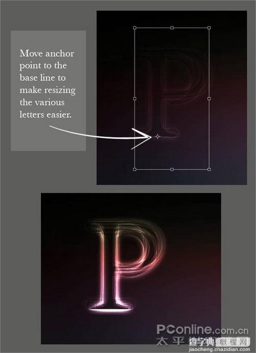 Photoshop简单制作光线流动效果文字7