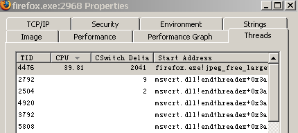 Firefox浏览器狂占CPU解决办法1