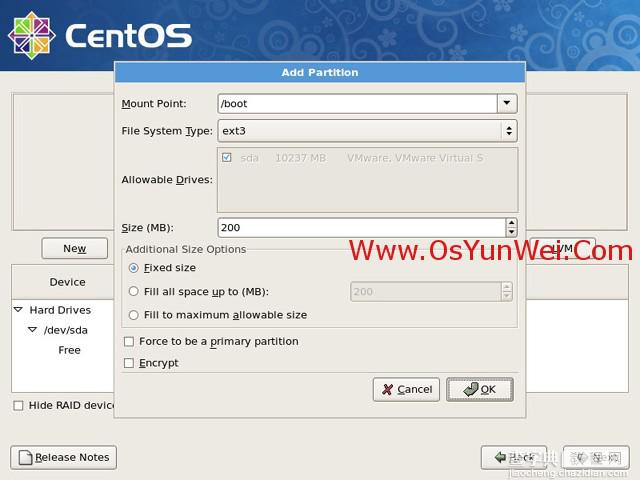 CentOS 5.10 服务器系统安装配置图解教程10