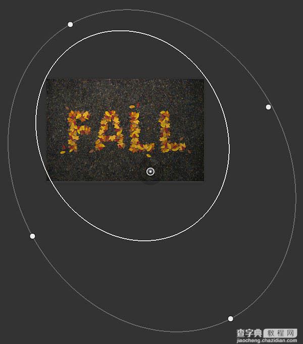 Photoshop设计制作非常有趣的秋季树叶字33