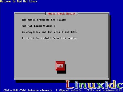 linux安装教程(红帽RedHat Linux 9)光盘启动安装过程图解5