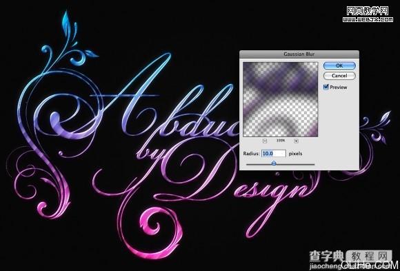 Photoshop 艺术花纹文字特效23