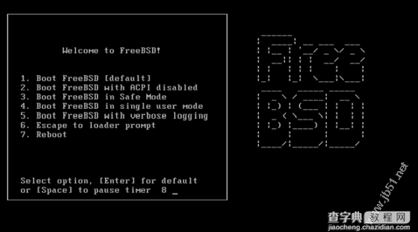 FreeBSD 8.0 安装教程图文详解1
